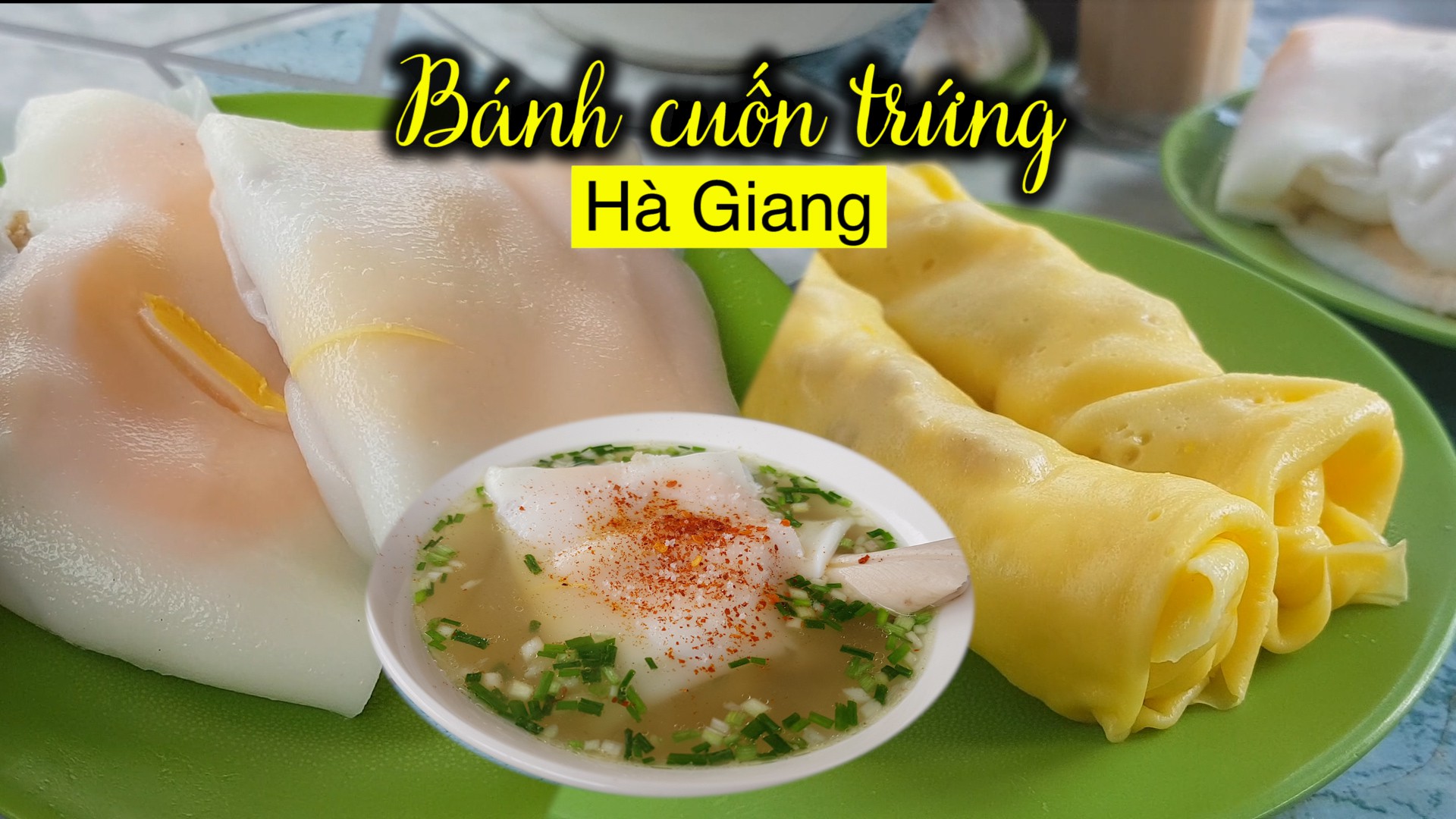 Nhớ mãi bánh cuốn trứng nóng hổi trong cái se lạnh ở Hà Giang