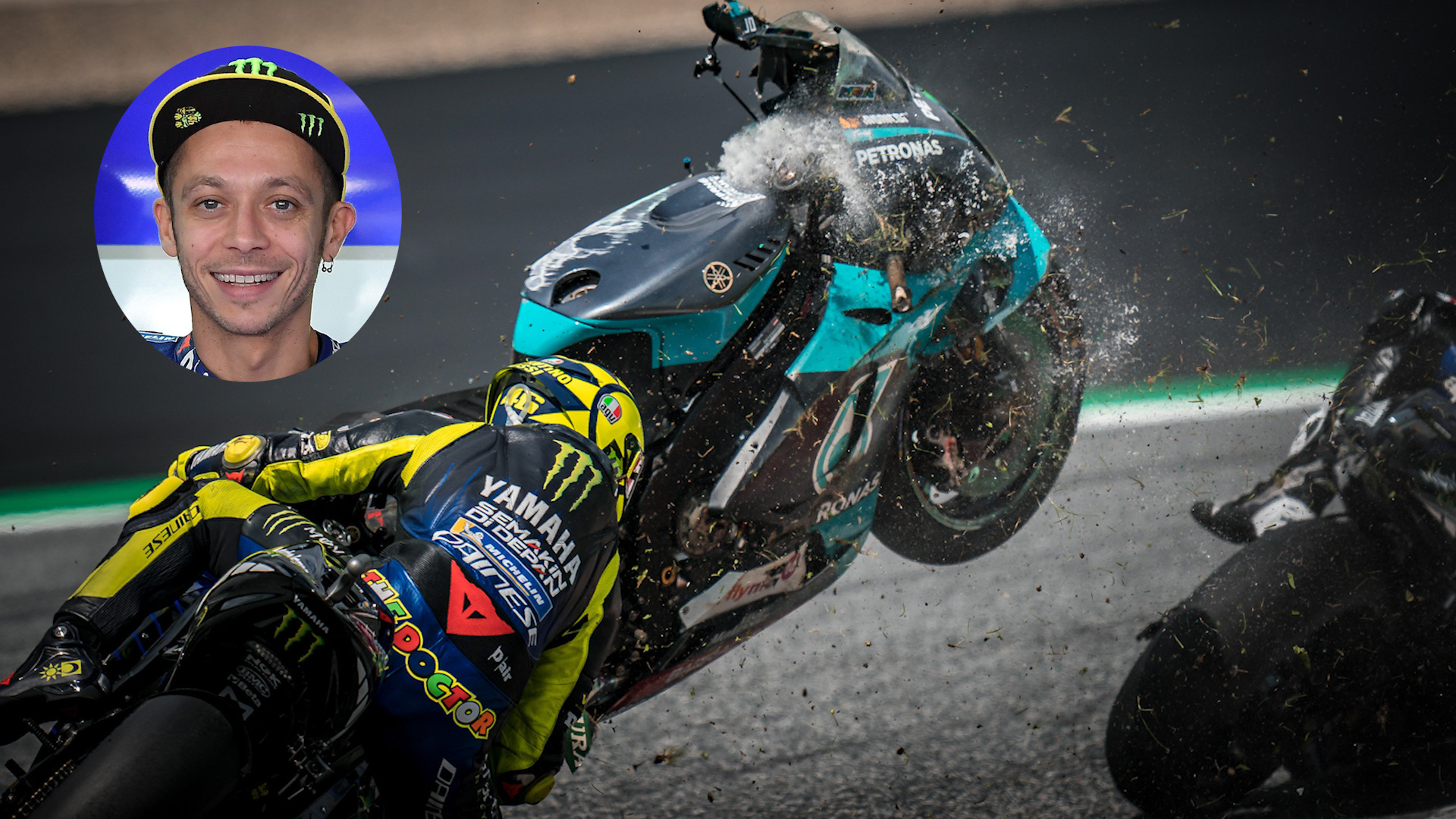 Tai Náº¡n Kinh Hoang Valentino Rossi Tá»' Vien Ä'áº¡n Khá»•ng Lá»